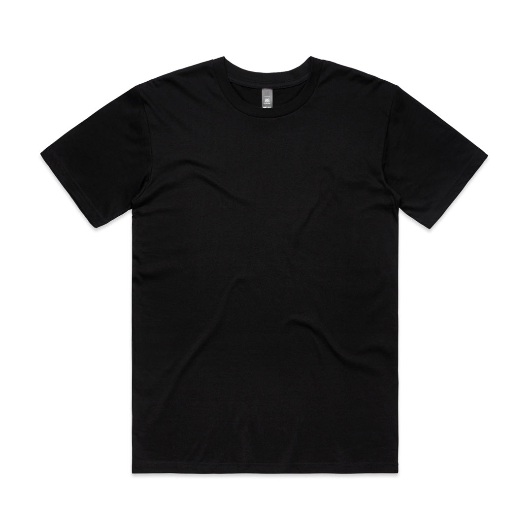 House of Uniforms The Staple Minus Tee | Mens | Short Sleeve AS Colour Black