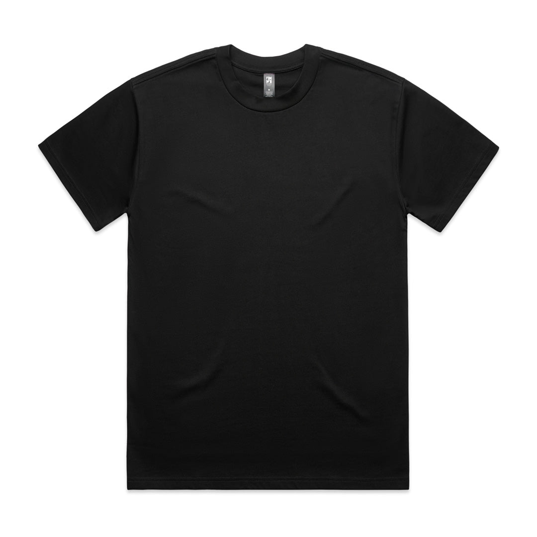 House of Uniforms The Heavy Tee | Mens | Short Sleeve AS Colour Black