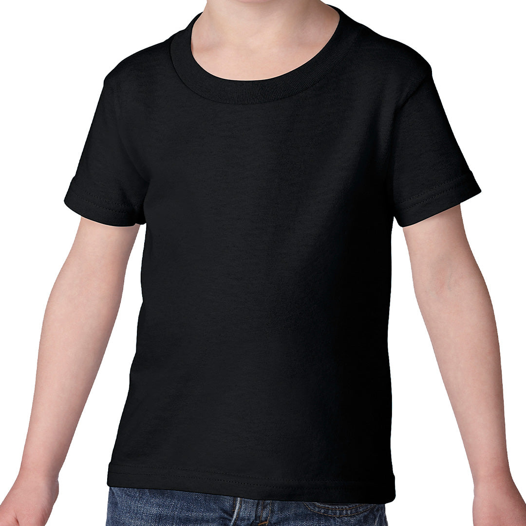 House of Uniforms The Heavy Cotton Tee | Toddlers Gildan Black