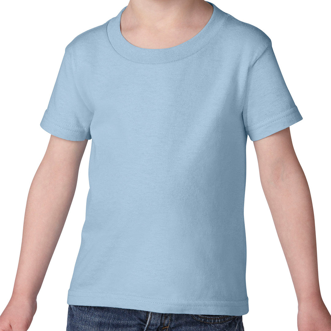House of Uniforms The Heavy Cotton Tee | Toddlers Gildan Light Blue