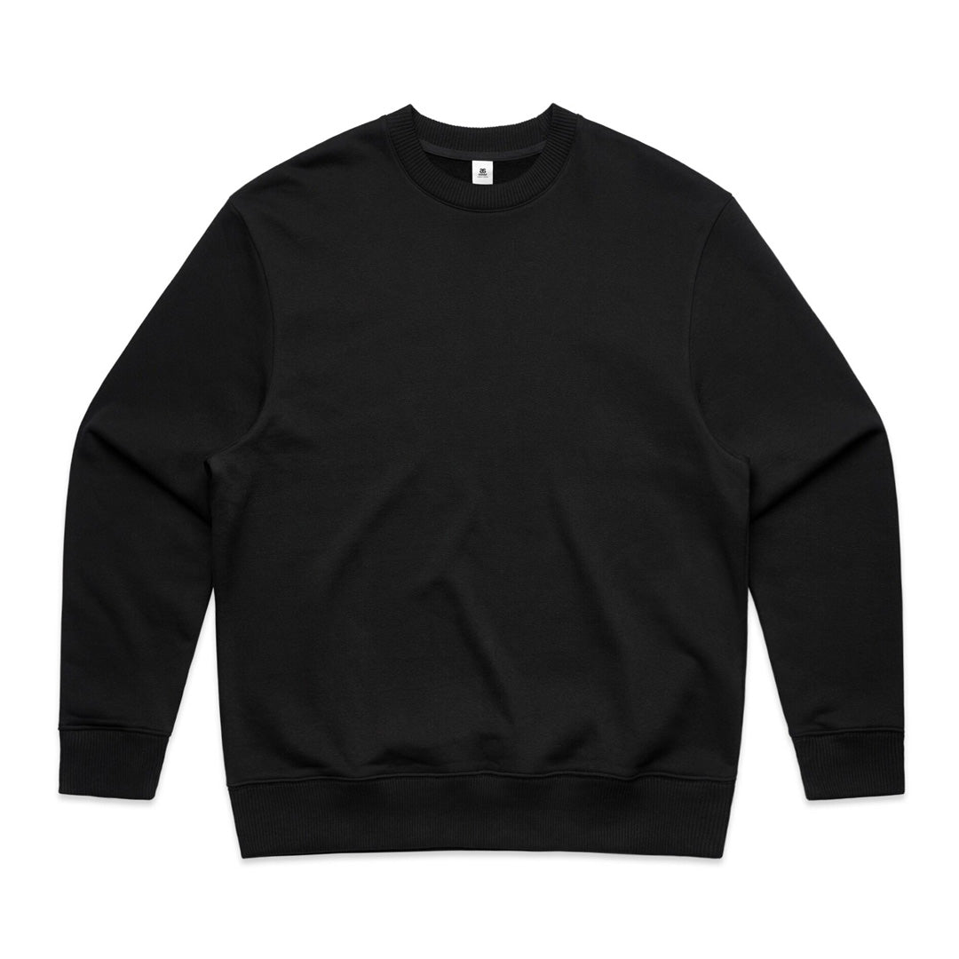 House of Uniforms The Heavy Crew Jumper | Mens AS Colour Black