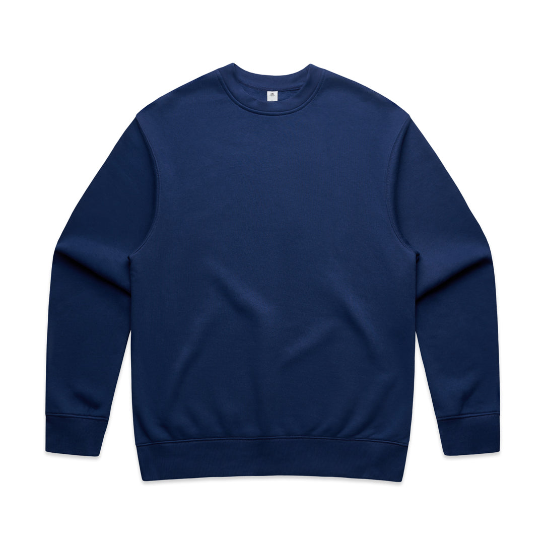 House of Uniforms The Relax Crew Jumper | Mens AS Colour Cobalt