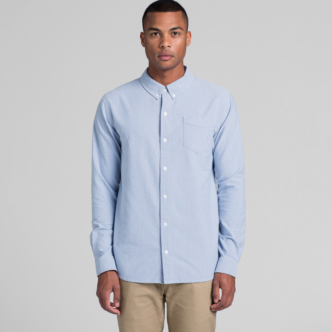 House of Uniforms The Oxford Shirt | Long Sleeve | Mens AS Colour 