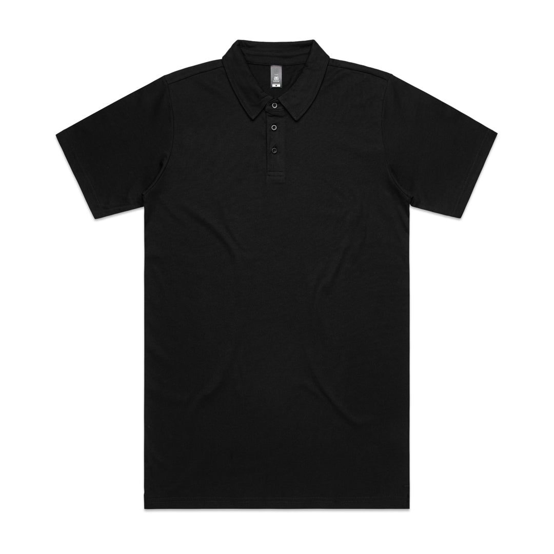 House of Uniforms The Chad Polo | Mens | Short Sleeve AS Colour Black