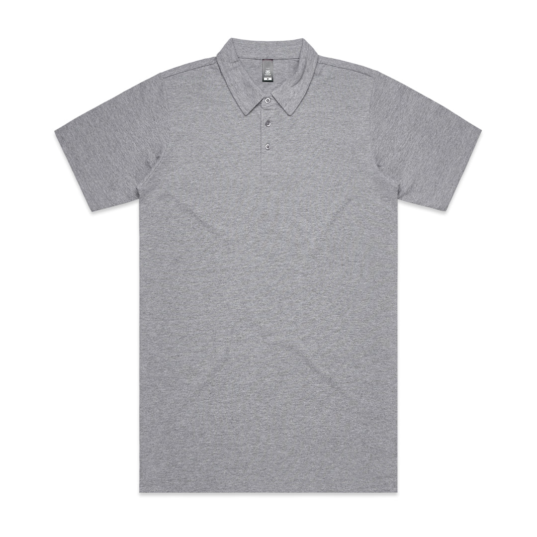 House of Uniforms The Chad Polo | Mens | Short Sleeve AS Colour Grey Marle