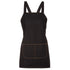 House of Uniforms The Cross Back Denim Apron | Adults Jbs Wear Black