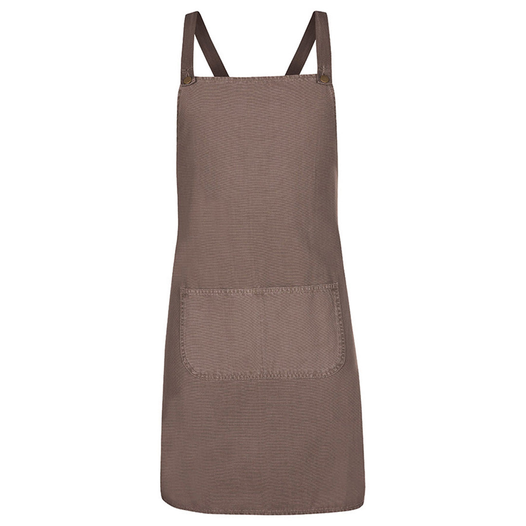 House of Uniforms The Cross Back Canvas Apron | Adults Jbs Wear 78cms (width) x 85cms (length)