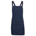House of Uniforms The Cross Back Denim Apron | Adults Jbs Wear Navy