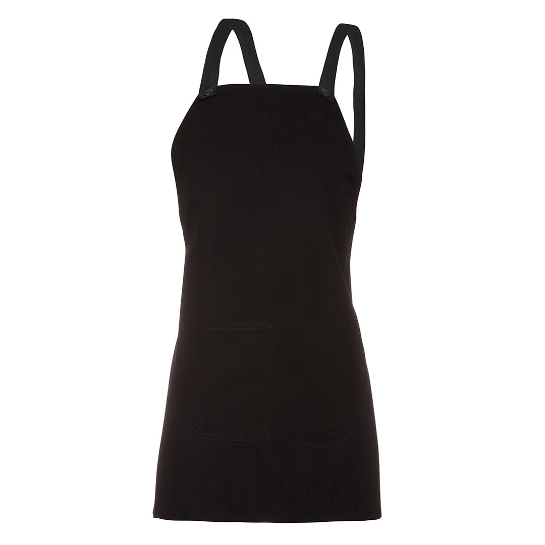 House of Uniforms The Cross Back Canvas Apron | Adults Jbs Wear 65cms (width) x 71cms (length)