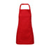 House of Uniforms The Bib Apron with Pocket | Adults Jbs Wear Red