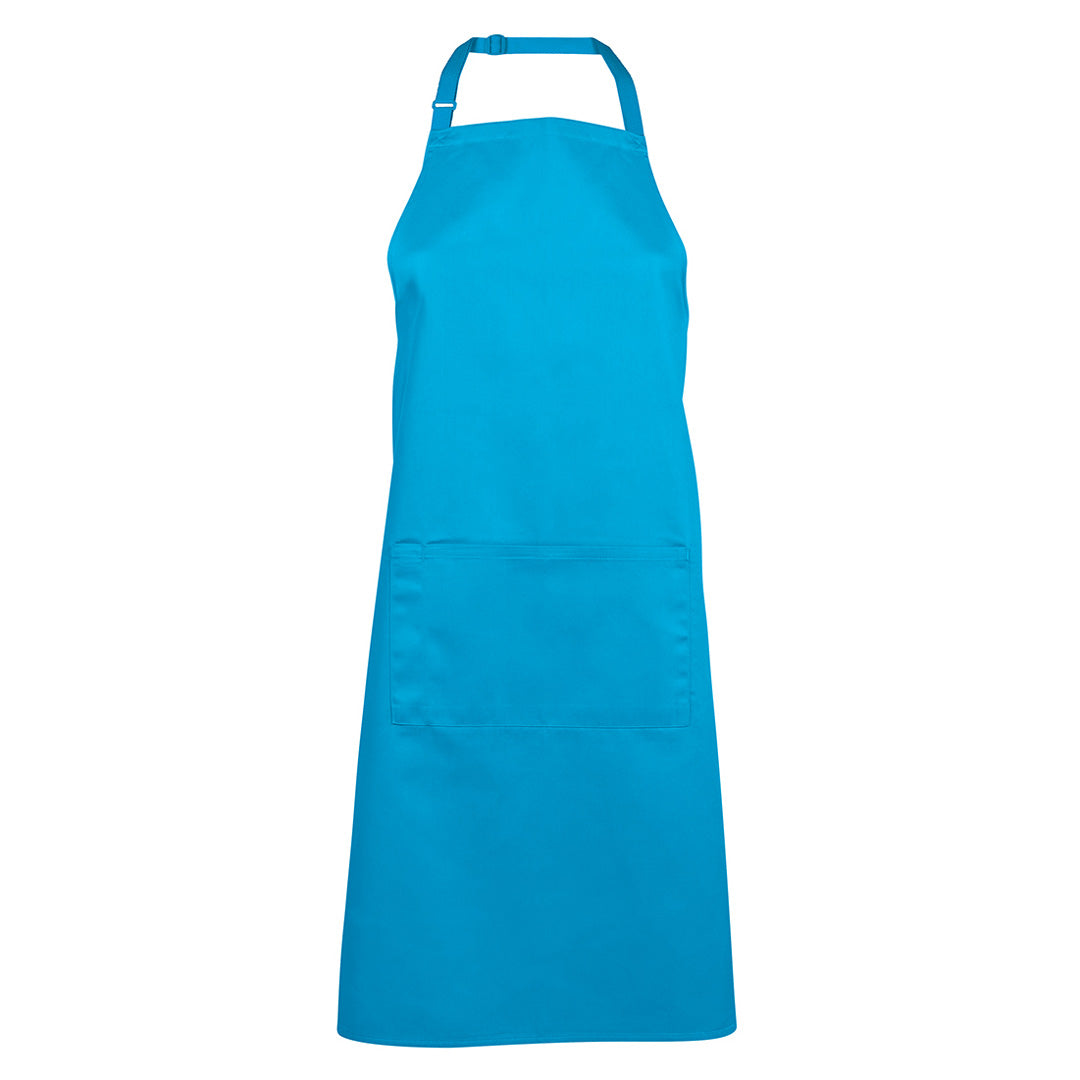 House of Uniforms The Bib Apron with Pocket | Adults Jbs Wear Aqua