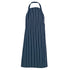 House of Uniforms The Striped Bib Apron | Adults Jbs Wear Navy/White