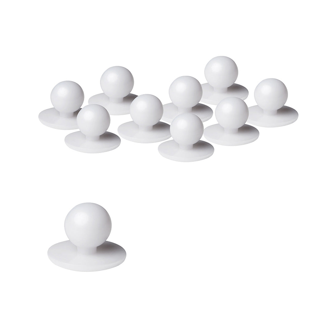 House of Uniforms Chef Jacket Buttons | Box of 100 Jbs Wear White