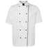 House of Uniforms The Classic Chef Jacket | Adults | Short & Long Sleeve Jbs Wear White/Black