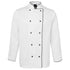 House of Uniforms The Classic Chef Jacket | Adults | Short & Long Sleeve Jbs Wear White/Black