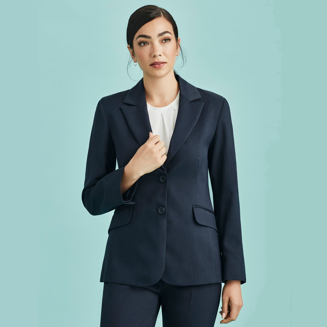 House of Uniforms The Cool Stretch Jacket | Ladies | Longline Biz Corporates 