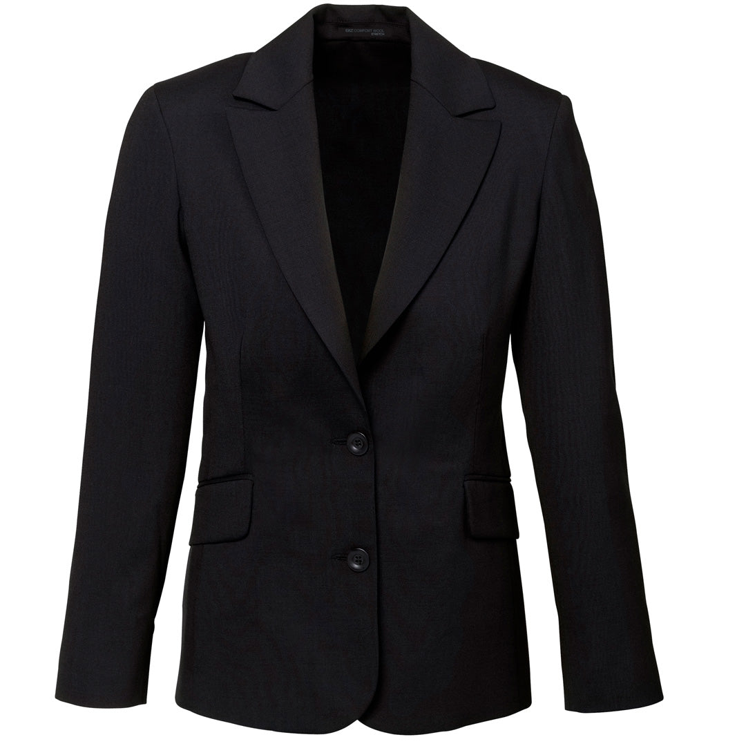House of Uniforms The Cool Wool Jacket | Ladies | Longline Biz Corporates Black