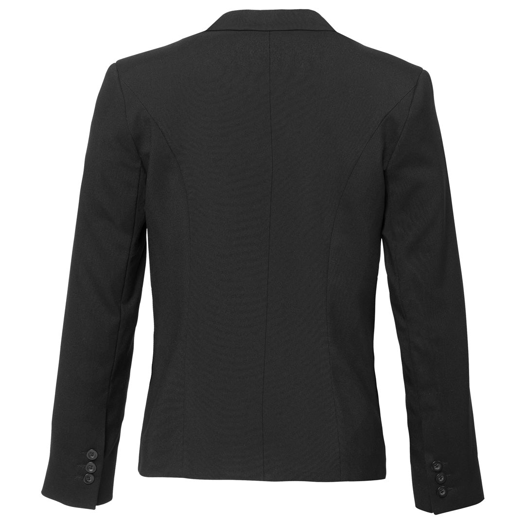 House of Uniforms The Cool Wool Reverse Lapel Jacket | Ladies | Crop Length Biz Corporates