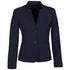 House of Uniforms The Cool Wool Reverse Lapel Jacket | Ladies | Crop Length Biz Corporates Navy