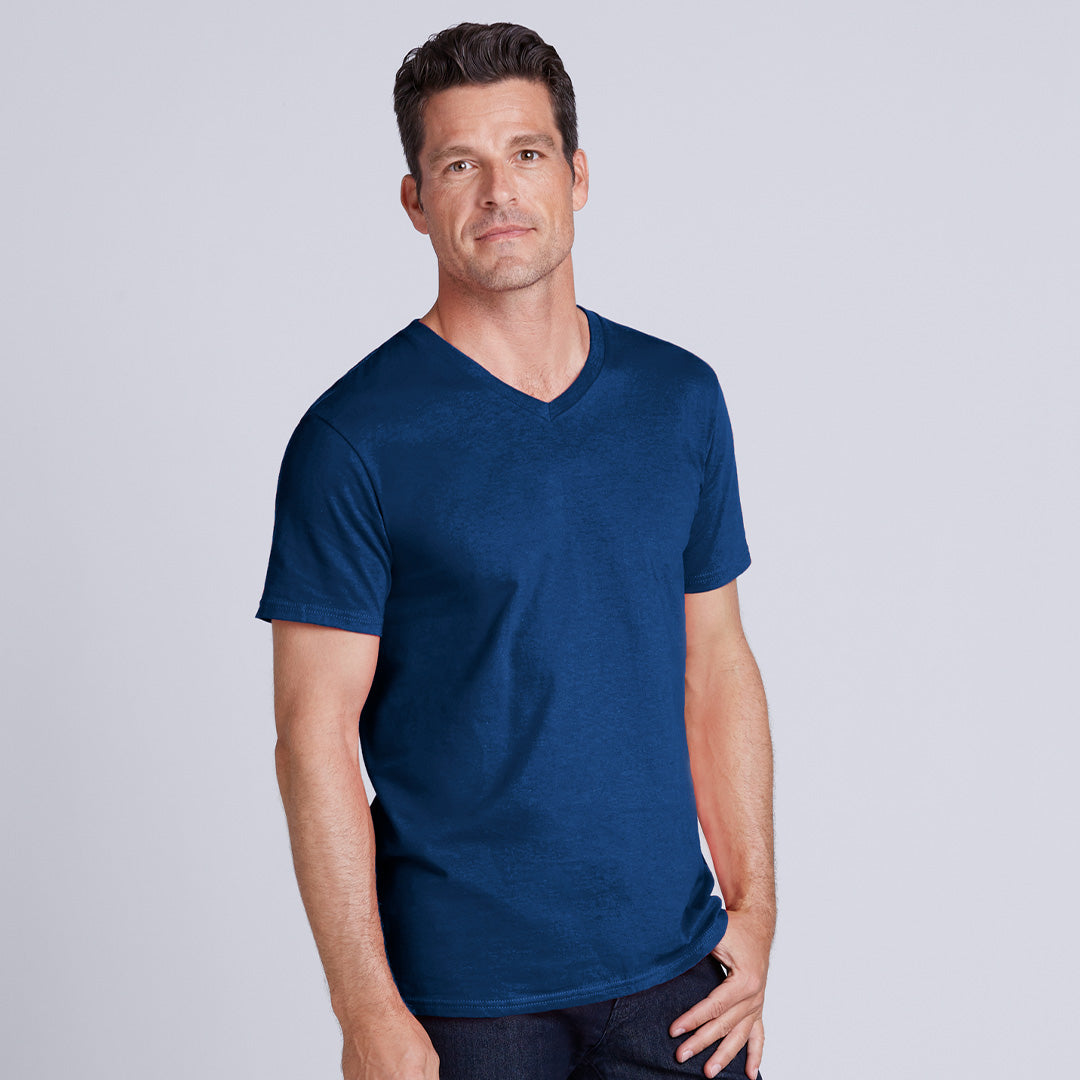 House of Uniforms The Softstyle V-Neck Tee | Adults Gildan 