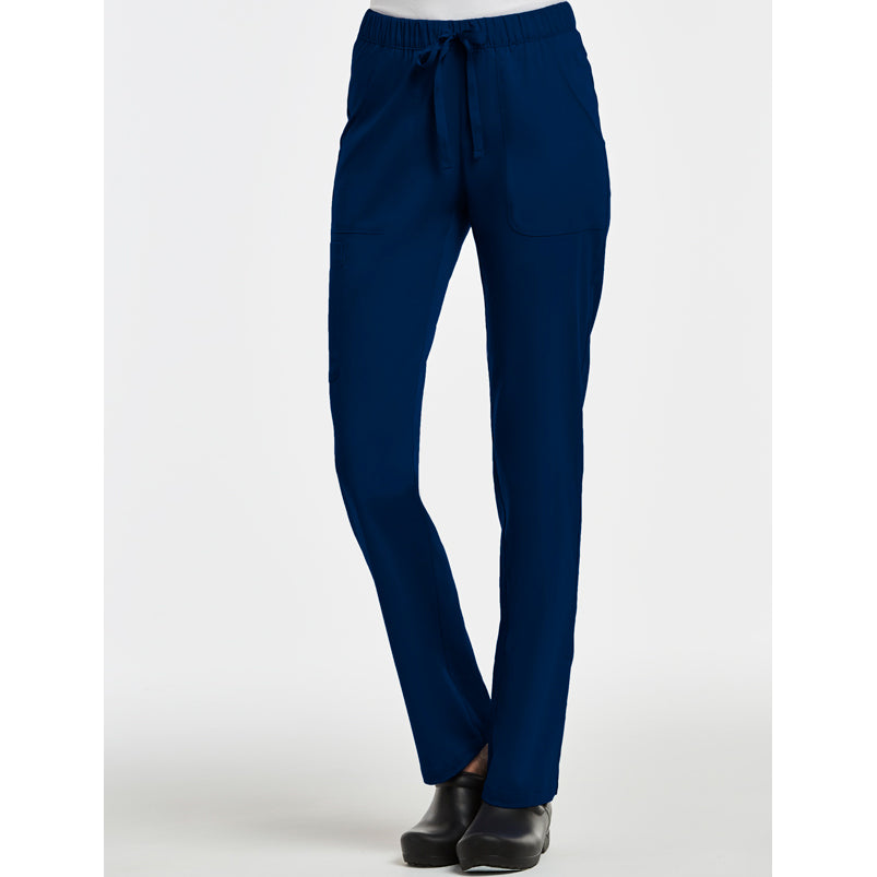 House of Uniforms The Matrix Full Elastic Waist Cargo Scrub Pant | Ladies | Tall Maevn Navy