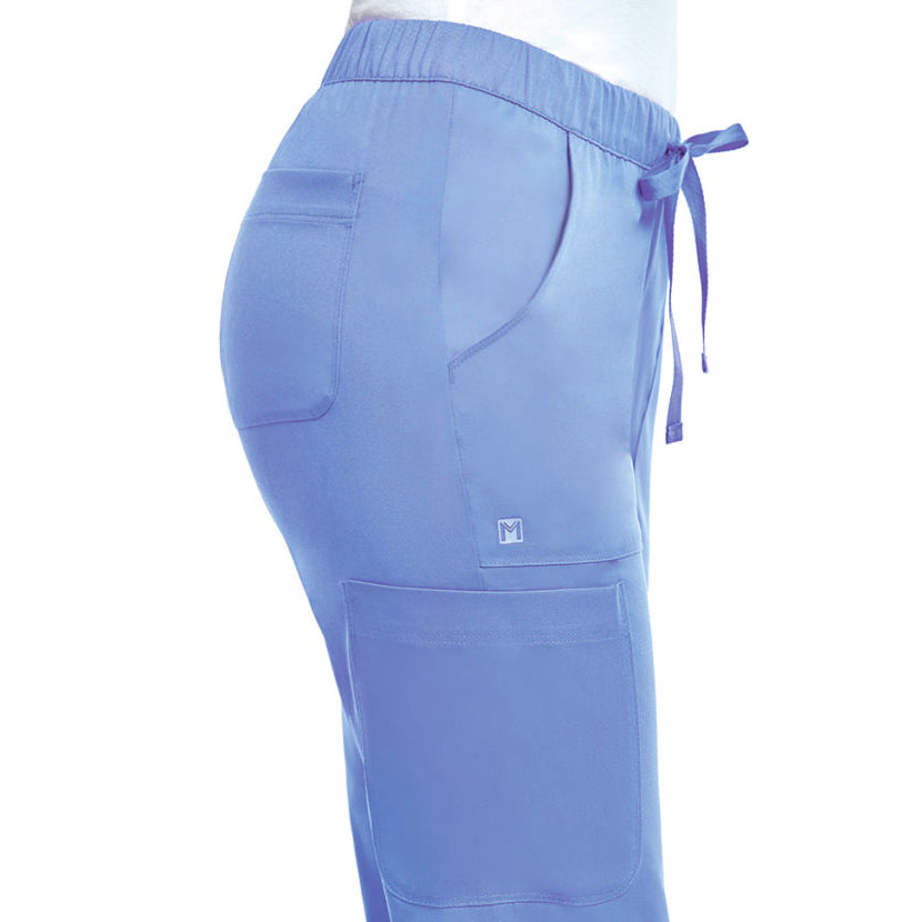 House of Uniforms The Matrix Full Elastic Waist Cargo Scrub Pant | Ladies | Petite Maevn