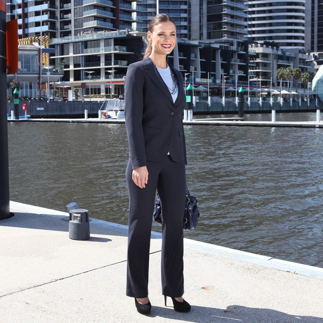House of Uniforms The Single Button Jacket | Micro Fibre | Ladies LSJ Collection