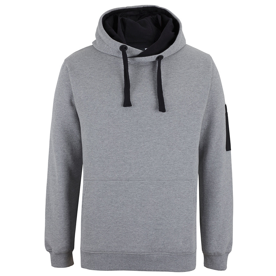 House of Uniforms The Trade Hoodie | Adults Jbs Wear 13% Marle/Black