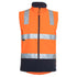 House of Uniforms The Hi Vis Soft Shell Vest | Day Night | Adults Jbs Wear Orange/Navy
