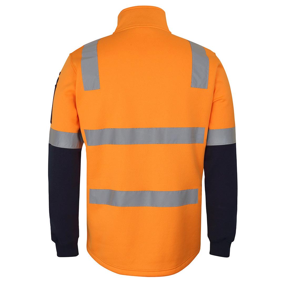 House of Uniforms The Hi Vis Day / Night Zip Rail Jumper | Adults Jbs Wear