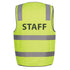 House of Uniforms The Hi Vis Printed Vest | Day Night Jbs Wear Flouro Lime