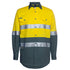 House of Uniforms The Hi Vis 150G Day / Night Shirt | Long Sleeve | Adults Jbs Wear Yellow/Bottle