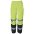House of Uniforms The Hi Vis Day / Night Premium Rain Pant | Adults Jbs Wear Lime/Navy