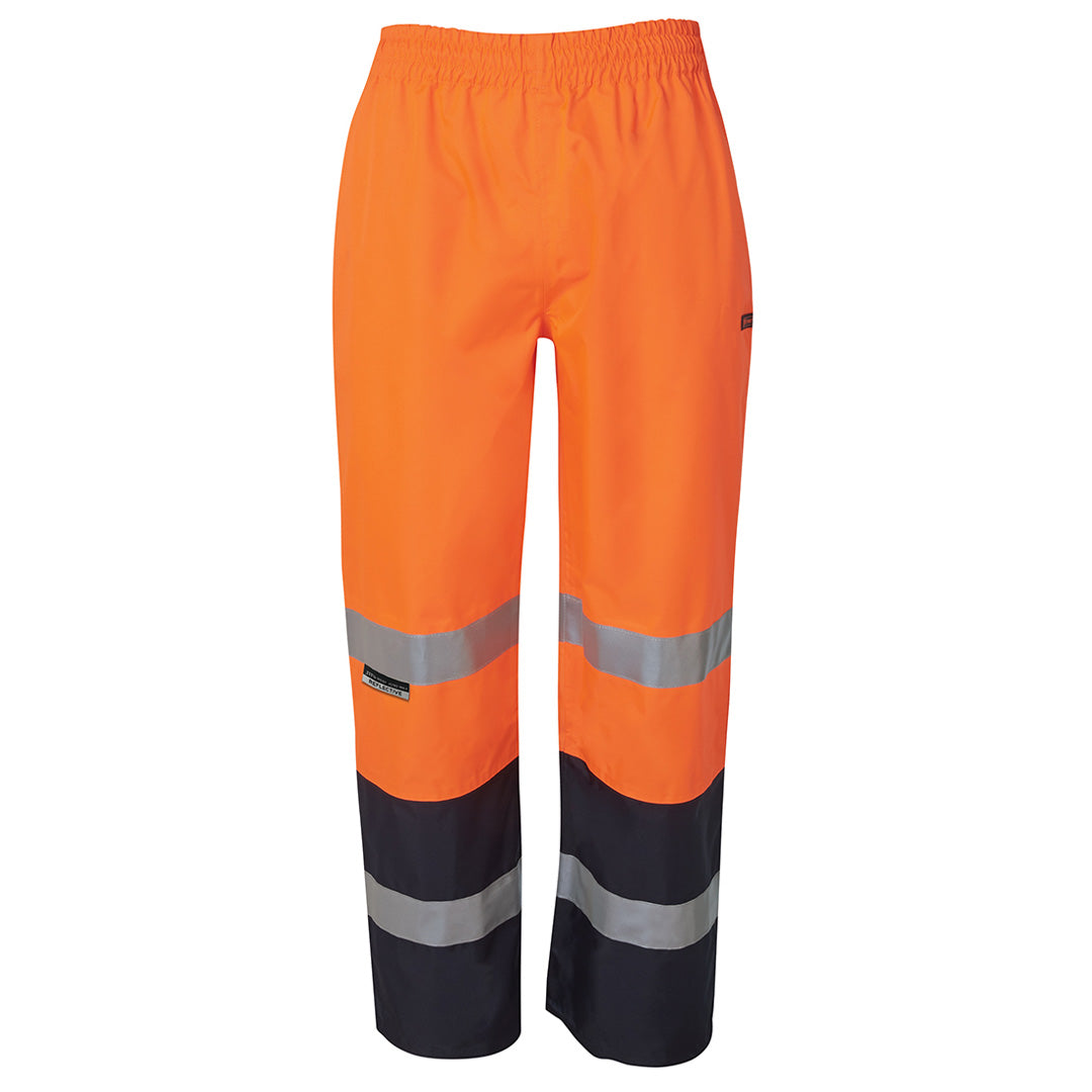 House of Uniforms The Hi Vis Day / Night Premium Rain Pant | Adults Jbs Wear Orange/Navy