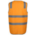 House of Uniforms The Hi Vis Day / Night Aust. Rail Zip Safety Vest | Unisex Jbs Wear