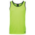 House of Uniforms The Hi Vis Contrast Singlet | Adults Jbs Wear Lime/Navy