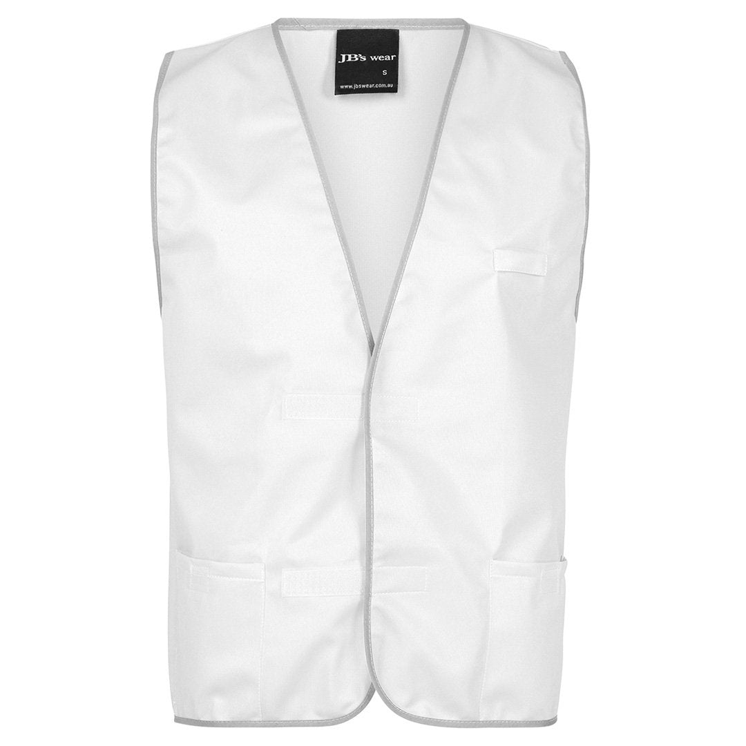 House of Uniforms The Tricot Vest | Adults Jbs Wear White