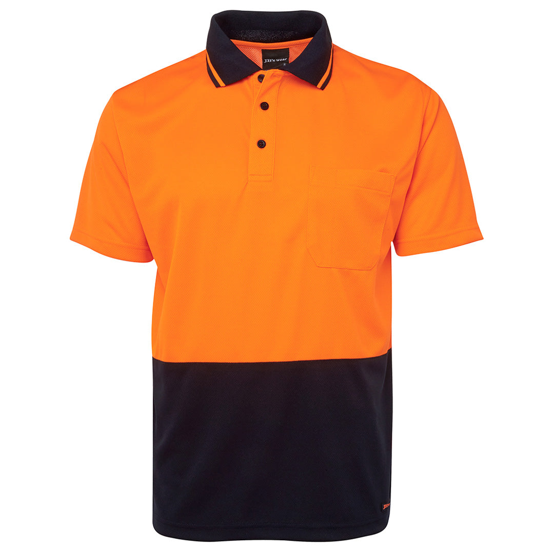 House of Uniforms The Non Cuff Hi Vis Polo | Mens | Short Sleeve Jbs Wear