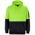 House of Uniforms The Hi Vis Pull Over Hoodie | Adults Jbs Wear Lime/Black