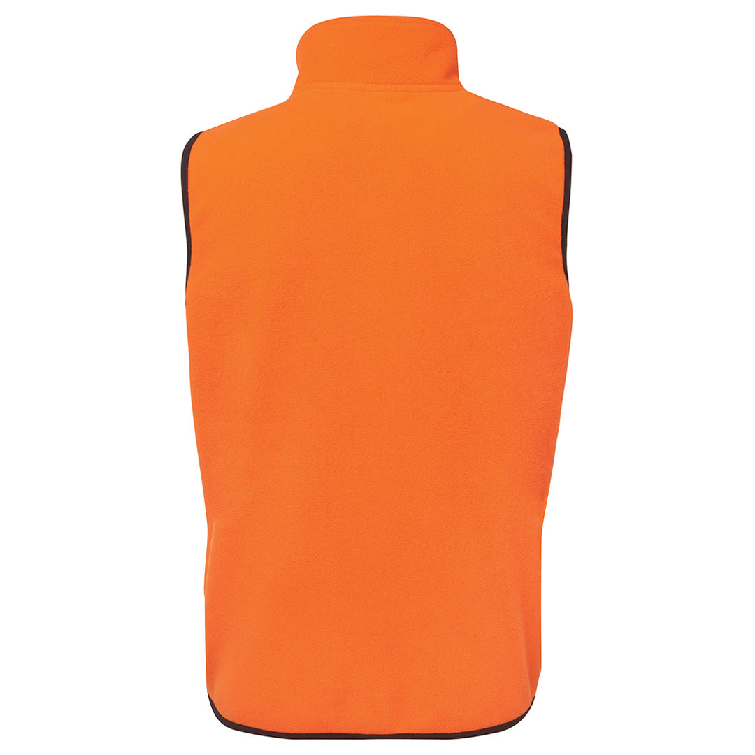 House of Uniforms The Hi Vis Polar Fleece Vest | Adults Jbs Wear