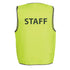 House of Uniforms The Pre Printed Hi Vis Day Vest | Adults Jbs Wear Flouro Lime