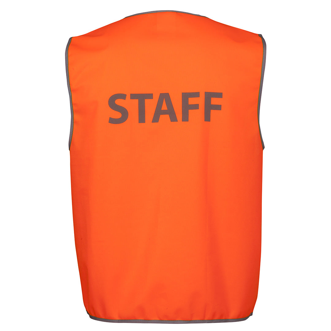 House of Uniforms The Pre Printed Hi Vis Day Vest | Adults Jbs Wear Orange