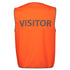 House of Uniforms The Pre Printed Hi Vis Day Vest | Adults Jbs Wear Orange