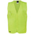 House of Uniforms The Hi Vis Day Zip Safety Vest | Adults Jbs Wear Flouro Lime
