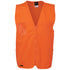 House of Uniforms The Hi Vis Day Zip Safety Vest | Adults Jbs Wear Orange