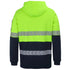 House of Uniforms The Segmented Tape Hoodie | Day Night | 1/4 Zip Jbs Wear