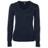 House of Uniforms The V Neck Woolmix Jumper | Ladies Jbs Wear Navy