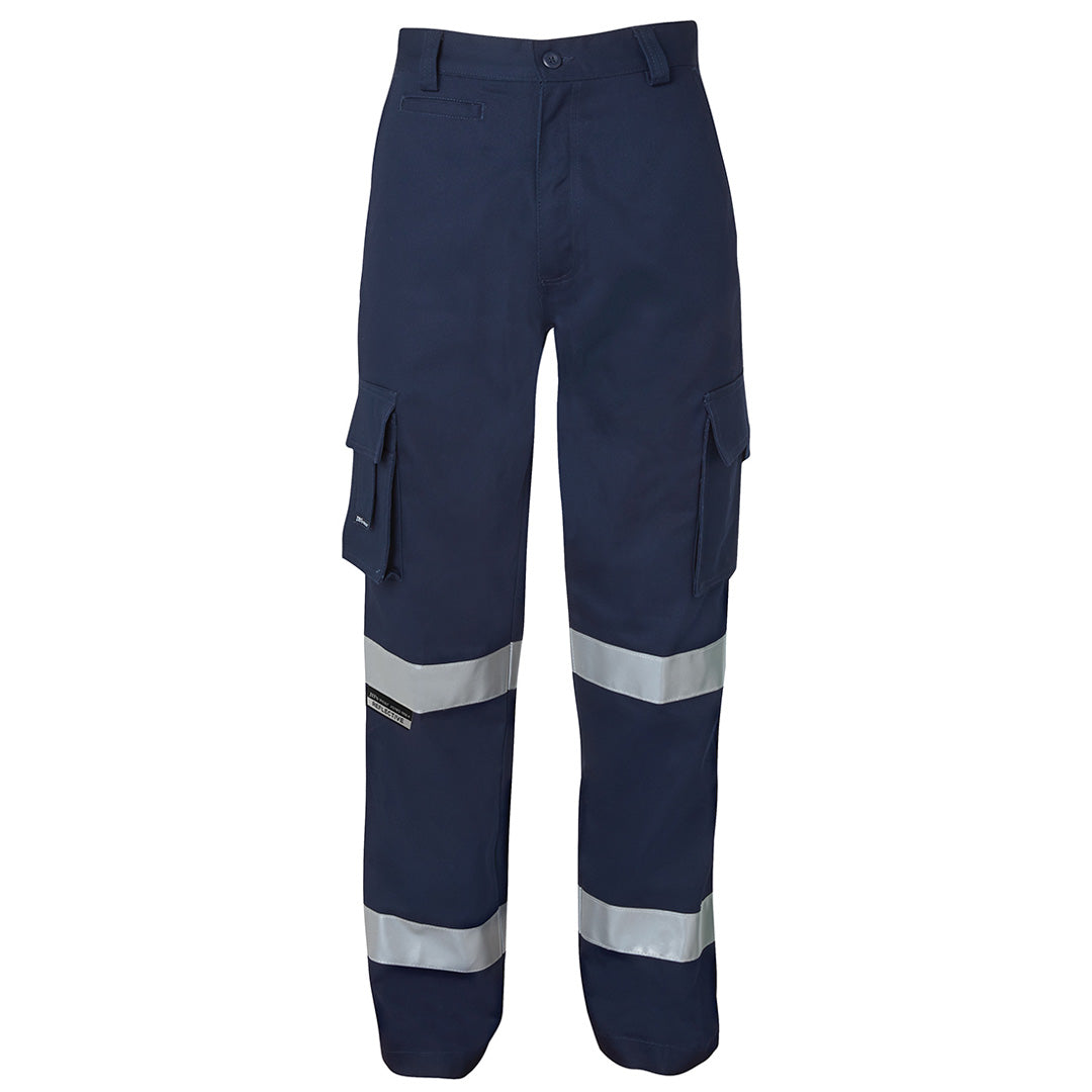 House of Uniforms The Mercerised Taped Multi Pocket Pant | Mens Jbs Wear Navy