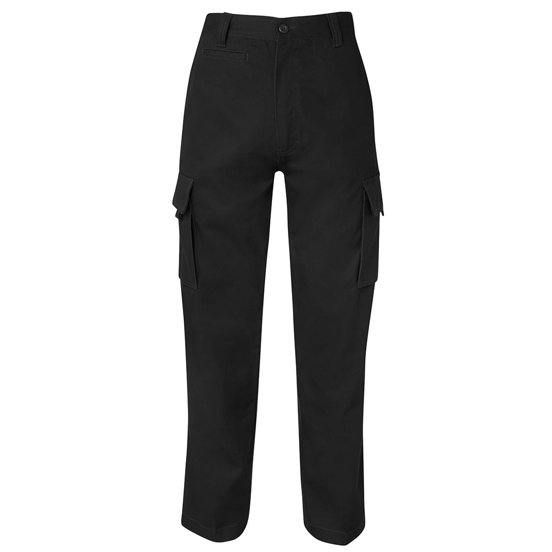 House of Uniforms The Mercerised Work Cargo Pant | Mens Jbs Wear Black