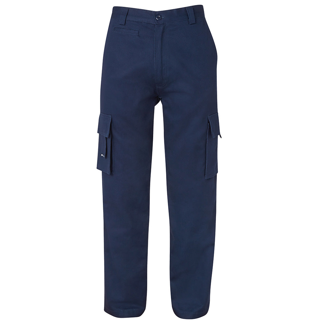 House of Uniforms The Mercerised Multi Pocket Pant | Mens Jbs Wear Navy